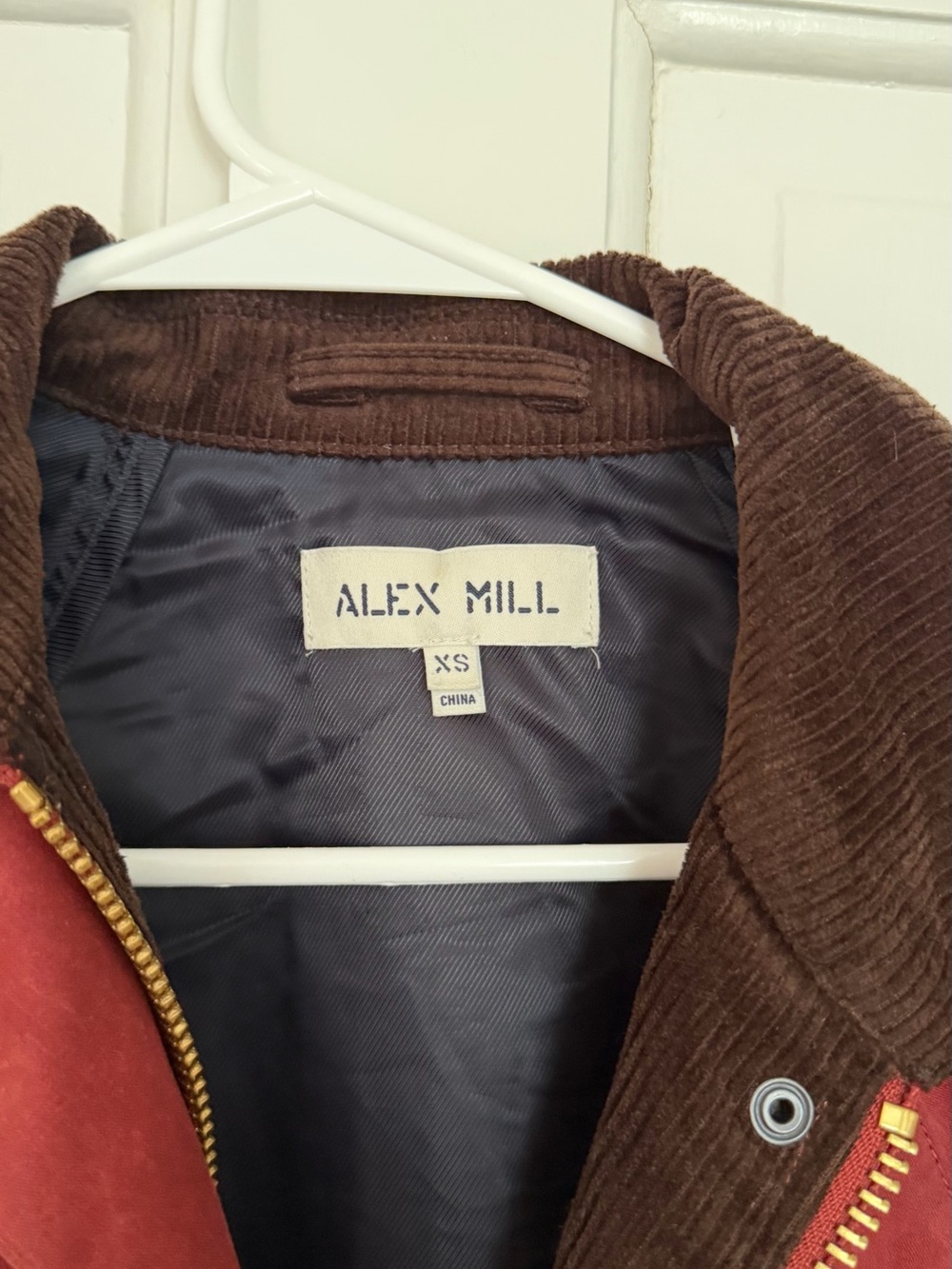 Alex Mill Chiltern Street Jacket - Brick Red - Picture 4 of 5